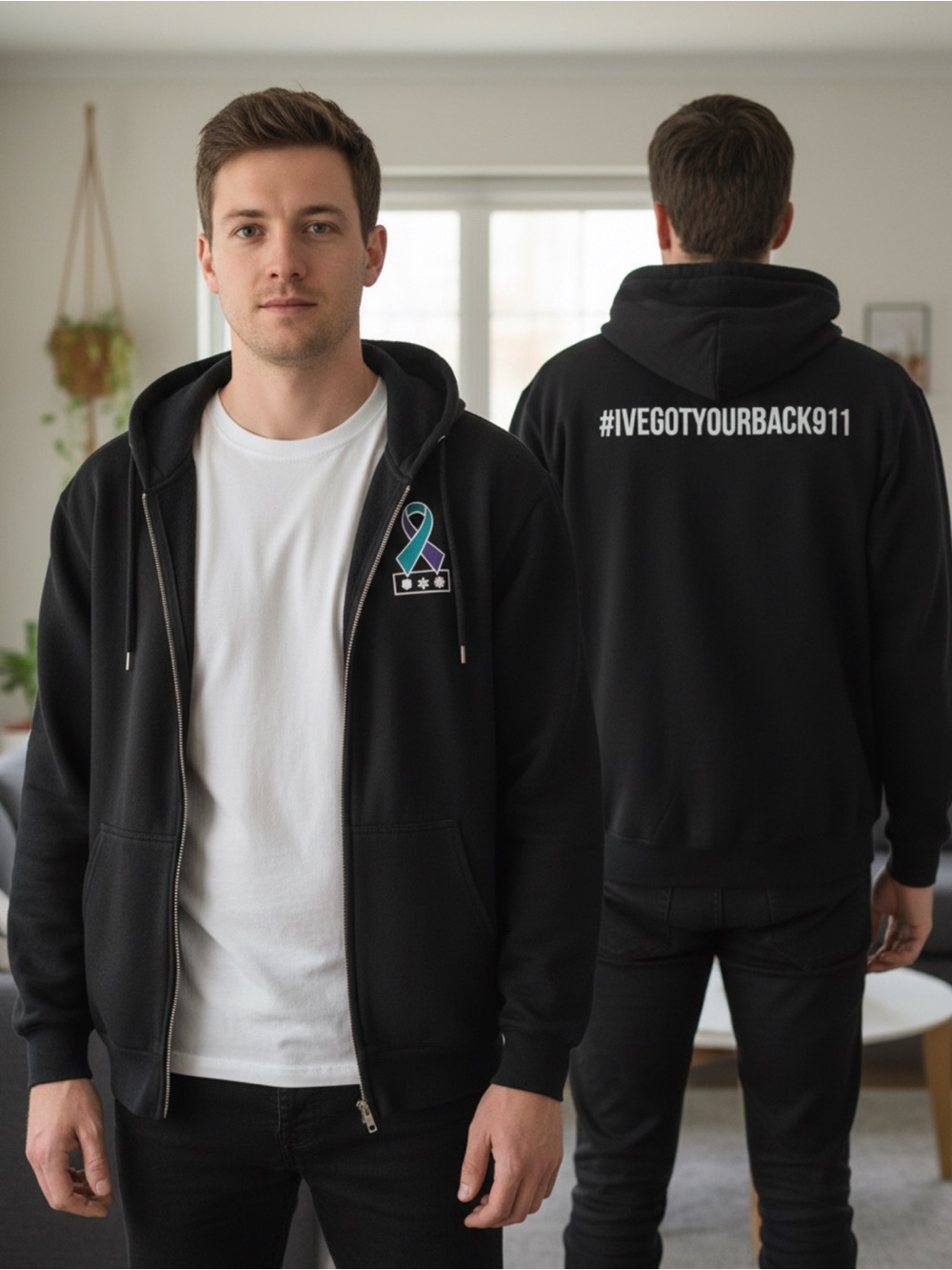 PTSD Ribbon Hoodie